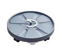 BCJMKDX Collares. with Lockable Wheels Heavy-Duty Prevents Floor Damage Provides Water Storage Rolling Stand for Indoor/Outdoor(Grey S)