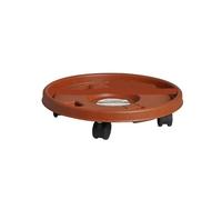 BCJMKDX Collares. with Universal Wheel Heavy Duty Rolling Potted Rack Indoor Outdoor Balcony Garden Tool(35CM)