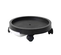 BCJMKDX Collares. with Universal Wheels Planter Caddy Storage Planter Tray High Bearing For Garden Indoor Office Gifts(Black)