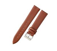 BCJMKDX correa de reloj， Correa de reloj suave ultrafina de cuero genuino, Compatible con hombres y mujeres, correa de accesorios for reloj azul y blanco(23mm)