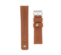 BCJMKDX correa de reloj， Crazy Horse Correa de reloj Correa de reloj de cuero Correa de liberación rápida(Brown,22mm)