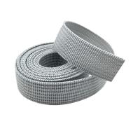 BCJMKDX esparadrapo elástico. Correa de cincha 50 mm for Mochilas, bultos y Correas for Equipaje/Carga(Light Gray,50MM x 10Yard)