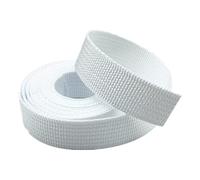 BCJMKDX esparadrapo elástico. Correa de cincha 50 mm for Mochilas, bultos y Correas for Equipaje/Carga(White,50MM x 20Yard)