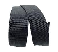 BCJMKDX esparadrapo elástico. Correa de cincha 50 mm for Mochilas, bultos y Correas for Equipaje/Carga(Black,50MM x 10Yard)