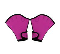 BCJMKDX Guantes de Pesca. 1 par de Guantes de natación for Fitness acuático, Resistentes al Agua, for Entrenamiento con Remo, Guantes sin Dedos for Surfear y remar.(Pink,M)