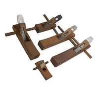 BCJMKDX Herramientas para Trabajar la Madera. Cepillos manuales for carpintería, Corte fácil, rodamiento, Hoja de Acero, Herramienta Manual, Plano, Borde Inferior, Carpintero de Madera, 400 mm