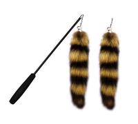 BCJMKDX Juguetes para Gatos, Juguetes for Gatos, Varita de Juguete con Plumas for Gatos, Campana retráctil for Mascotas, Repuesto de Receptor, Producto B(B)
