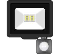 BCJMKDX Luces de Trabajo, Foco de Exterior con Sensor PIR Ajustable y Encendido por inducción for Patio o jardín(Warm,10W)