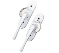 BCJMKDX Manijas de Puertas. Manilla de Cerradura for Ventana en Forma Media Luna, Centro 15 mm, separación Entre Orificios 60