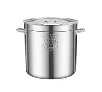 BCJMKDX Olla de Acero Inoxidable, Olla for Sopa de Acero Inoxidable 20 cm, Gran Capacidad, Apta for lavavajillas(40 * 40cm(48L))