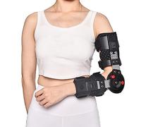 BCJMKDX Ortesis de codo con bisagra ajustable, Codera con bisagra for recuperación postoperatoria, soporte for de lesiones en el brazo izquierdo después cirugía(Left)