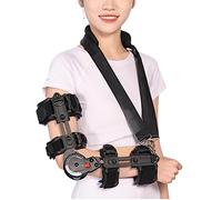 BCJMKDX Ortesis de codo con bisagra ajustable, Férula de codo ajustable unisex, inmovilizador, soporte postoperatorio, recuperación lesiones en el brazo, fijación fractura izquierdo(Right)