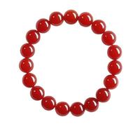BCJMKDX Pulseras de cuentas, Pulsera elástica de piedra cristal natural, pulsera cuentas redondas buena suerte, joyería cristales espirituales for niñas, 12 mm(10mm)