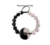 BCJMKDX Pulseras. Pulsera Taiji Bagua Two-Yi Pulsera de Piedra Natural for Hombre