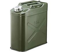 BCJMKDX Tanque de Combustible. Bidones metálicos de Gasolina de 10, 15 y 20 litros, Tanques portátiles de Hierro for emergencias de Motocicletas, Tanques de Almacenamiento de Gasolina y diésel.(20L)