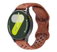 BCMCBV 18/20/22mm Silicone Strap for Samsung Galaxy Watch7/6/5/4/44/40mm Classic 43/47mm GearS3 Bracelet for Huawei 3 4Pro GT3/2e Watch Strap(Br,22MM)