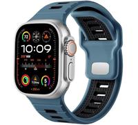 BCMCBV Correa de reloj deportiva para Apple Watch Ultra 2/Ultra Band para hombre de 49 mm, 45 mm, 44 mm y 42 mm, correa de repuesto de silicona compatible con iWatch Series SE 9, 8 y 7(S)