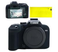 BCMCZCDC Funda de silicona para Canon EOS R10, accesorios con 2 protectores de pantalla, protector de lente extraíble para cámara digital Canon R10