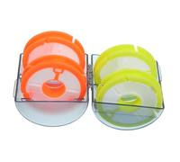 BCOATH 1 Caja Caja de Pesca Portátil Resistente Golpes con Carretes de para Almacenamiento de Línea de Pesca Herramienta Esencial para Organizar Aparejos y Fácil Transporte Actividades al