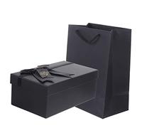 BCOATH 1 Caja De Juego Caja De De Alta Gama Decoración De La Boda Cartulina Perfume Para Hombre Perfumes De Hombres Decoraciones De Ceremonia De Boda Decorar Black Papel