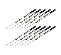 BCOATH 10 Absorbedoras de Tinta para Pluma Estilográfica en Acero Inoxidable y Plástico, Asistencia para Llenado Fácil y Limpieza Rápida, Adecuado para Material Escolar