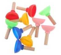 BCOATH 10 Piezas de Accesorio Mágico Desatascador de Mago Ventosa Multicolor para Trucos Herramienta para Encontrar Cartas en Juegos de Ilusionismo Juguete Novedoso para Cuarto de Baño