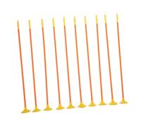 BCOATH 10 Piezas Flechas de Ventosa para Reemplazo con Ventosas Accesorios de Plástico Resistentes para Práctica de con y Competición Divertida