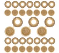 BCOATH 100 Piezas Tapas de Tornillos Bisagra para Muebles y Escuelas, Color Café, Material Pe, Fácil de Usar y Previene la Oxidación