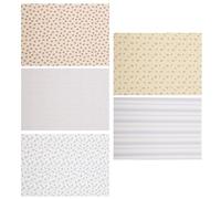 BCOATH 12 5 Hojas A4 Autoadhesivas Accesorios Decorativos Removibles para Habitaciones Juguetes Creativos