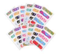 BCOATH 150piezas Calcomanías De Auxilio Para Parche Adhesivo Protección Para Heridas y Cortes Diseño y Divertido Cuidado y Curación Efectiva