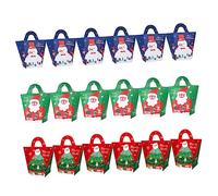 BCOATH 18piezas Cajas De De Navidad Para Dulces De Diseño De Cuento Para Fiestas Infantiles y Celebraciones Navideñas