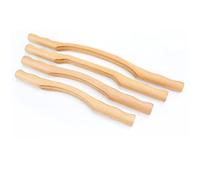 BCOATH 1pieza Bastón De Masaje De Haya Ergonomico Para Herramienta De Masaje Para Cuello Hombros y Piernas Beige