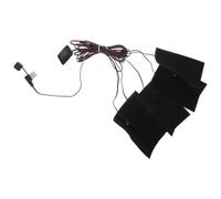 BCOATH 2 Almohadillas Térmicas Eléctricas USB Fibra Compleja Calentador Portátil de 3 Velocidades Compacto y Ligero para Chaleco y Chaqueta Adecuado para Invierno en Oficinas