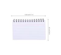 BCOATH 2 Blocs de Notas de Espiral para Organizar y Registrar, con Diseño de Bobina y Material de Papel y Aleación de, en Mochila Escolar