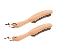 BCOATH 2 Cepillos para Suéter, de Crin y Madera, Polvo y Pelo, Diseño Ergonómico, Limpieza, para Ropa y Accesorios