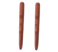 BCOATH 2 Juegos 2 Piezas palo de acupuntura de madera acupresion masaje de pies colchoneta de reflexologia para pies barra de masaje de punto gatillo masajeadores faciales herramientas