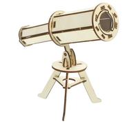 BCOATH 2 Juegos Telescopios de Madera DIY Material Educativo Creativo para Juguete Científico para Experimentos y Desarrollo Manual Ciencias
