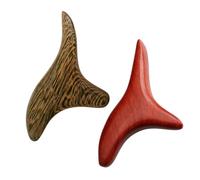 BCOATH 2 Palos de Masaje Corporal de Madera 2 Piezas Diseño Ergonómico Ligeros y Compactos para Cuello, Espalda y Hombros en Casa