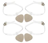 BCOATH 2 pares Correas para Zapatos Tacón Antideslizantes Diseño Práctico y Fijación Estable para Mujer Protección contra Rozaduras y Caída del Talón Transparentes