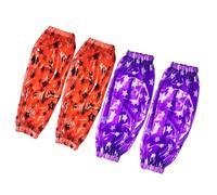 BCOATH 2 Pares Manguitos Protectores de Antebrazo Impermeables y Antiaceite Manga de Brazo Elástica y Resistente para Cocina Diseño con Patrón de Estrellas Secado Rápido y Cómodo