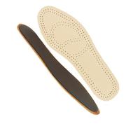 BCOATH 2 pares Plantillas de Cuero de Vaca Transpirables y Deportivas Absorción de Impactos Antideslizantes y Resistentes para Tallas Pack de Alivio de Fatiga y Soporte Cómodo