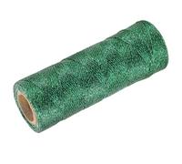 BCOATH 2 Piezas Cuerda Verde para Envoltura y Manualidades Hilo Resistente para Decoración Embalaje de Regalos y Creación de Pulseras Pack de Unidades