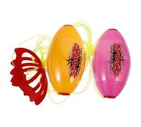 BCOATH 2 Piezas out Door Toys Juguete de Actividad Deslizante Juguete Exterior tirando Bolas Juego Interactivo Mano Tirar de la Pelota Animadora Pelota de Gimnasia niño