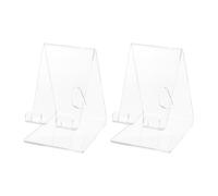 BCOATH 2 Piezas Soporte Acrílico Transparente, Expositor de Escaparate | Resistente a Arañazos y Ligero, para Tiendas y Centros Comerciales, Base Estable de Acrílico