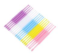 BCOATH 20 Piezas Unidades Limpiadores de Oídos Doble Espiral Herramienta para Eliminación de Cera Fácil Agarre y Limpieza