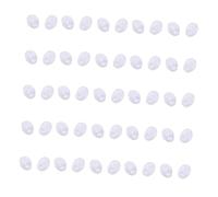 BCOATH 25 Pares Almohadillas de Transparentes Antideslizantes para Gafas Redondas de Cómodas y para Puentes Nasales para Actividades Deportivas y Uso Diario