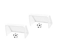 BCOATH 2juegos Mini Portería De Fútbol para De Set De Accesorios De Casa De para Decoración