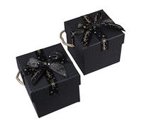 BCOATH 2piezas Cajas De Navidad Elegante Para Empaque De y Celebraciones Material Resistente y