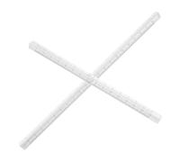 BCOATH 2piezas Regla De Precisión Función De Escritorio Regla De Seguridad De Maciza para Medir Escala De Precisión Función De Maciza para Estudiantes Herramienta De Escritorio para Dibuj