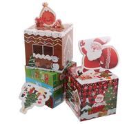 BCOATH 3 Juegos Hucha de Navidad para Regalar Dinero Caja Dinero Que Extraíble Forma Divertida de Regalar para Fiestas Navideñas